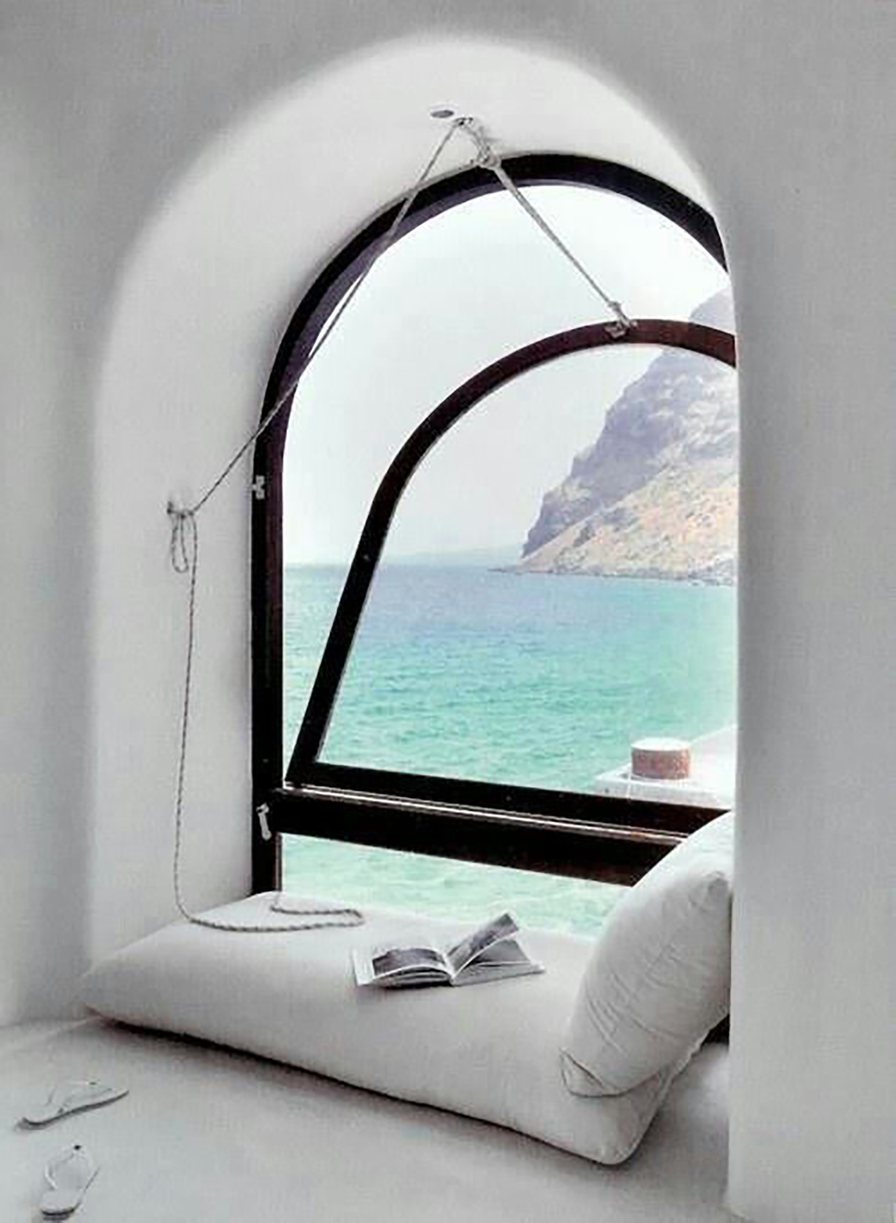 simple reading nook