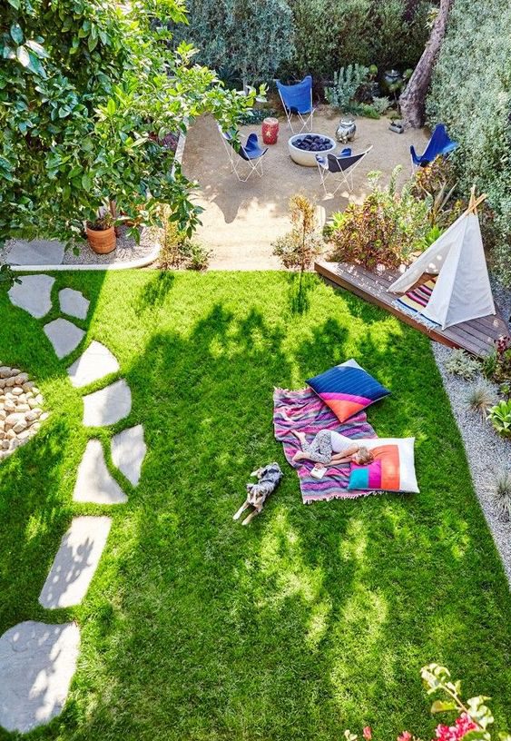 Comfortable Garden Ideas for kids