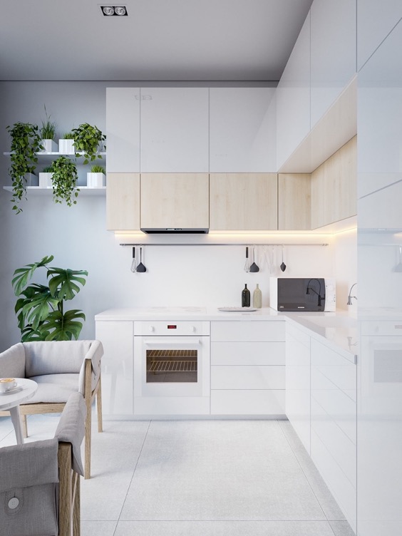 white kitchen