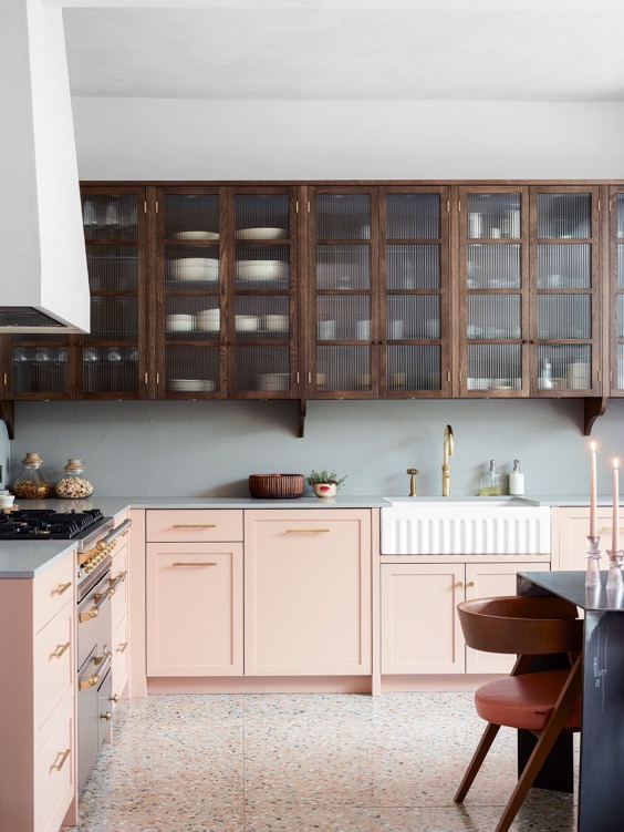 classic L-shaped kitchen design