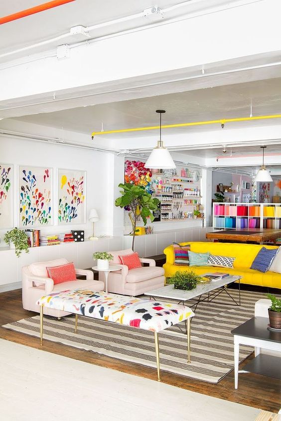 modern colorful interior ideas