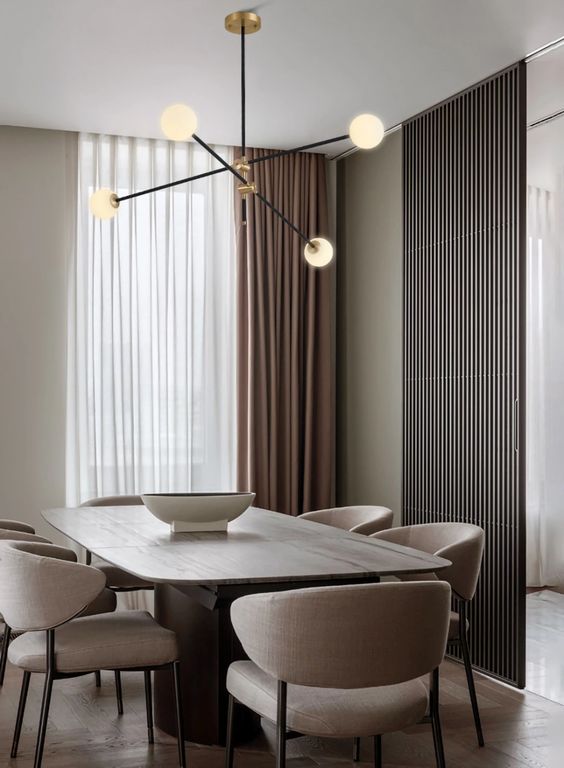 minimalist dining table decor
