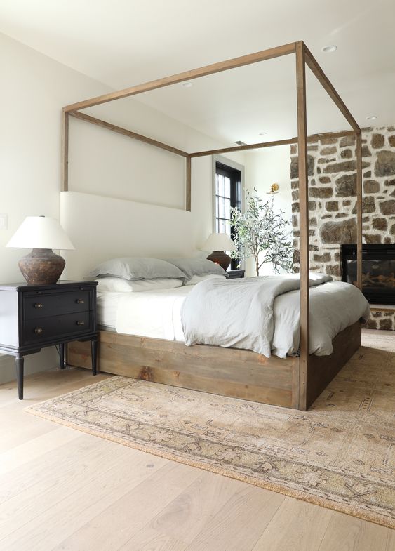 minimalist modern rustic bedroom design