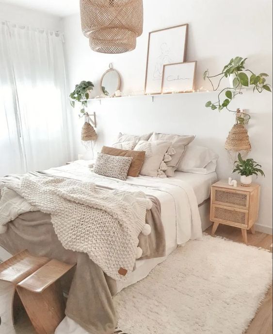 natural warmth bedroom decor