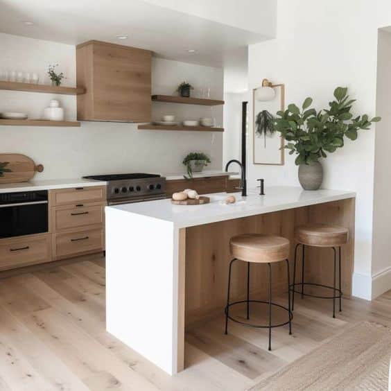 minimalist small scandinavian kitchen