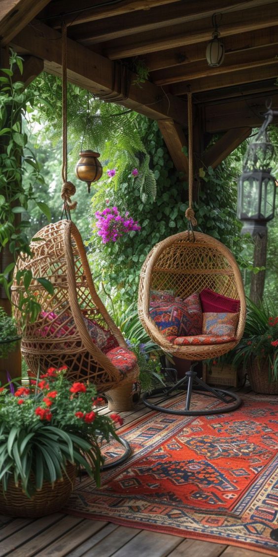 cozy outdoor living area ideas